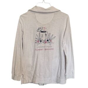 Tommy Bahama Coconut Point White Casual Lightweight Womens Medium Jacket